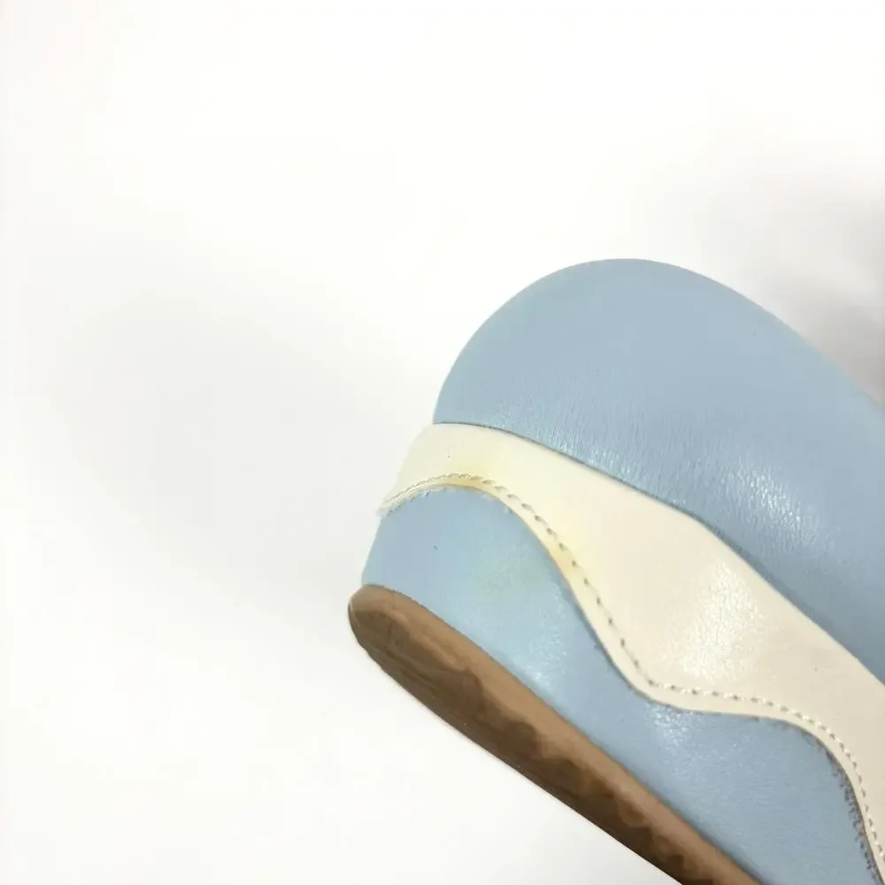 Lolita Coquette Platform Shoes Blue Ankle Strap Sz 6.5 - 7 Kawaii Cosplay Hime